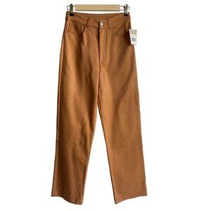 New! For Days Relaxed 5 Pocket Twill Pants Size 25 150105W Organic Cotton Blend